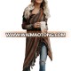 Hot Selling Women Fashion Knitted Poncho with Tassel Design