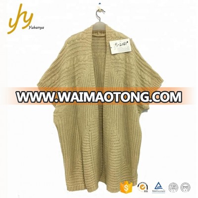 Factory price Spring Knit Twisted Rope Wool Sweater