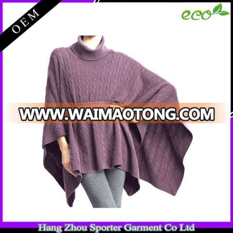 16FZCP04 cotton cashmere poncho 2016